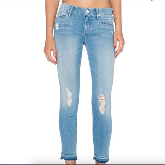 Mother Undone Hem Looker Crop in Cliffhanger sz 26 - Picture 1 of 5